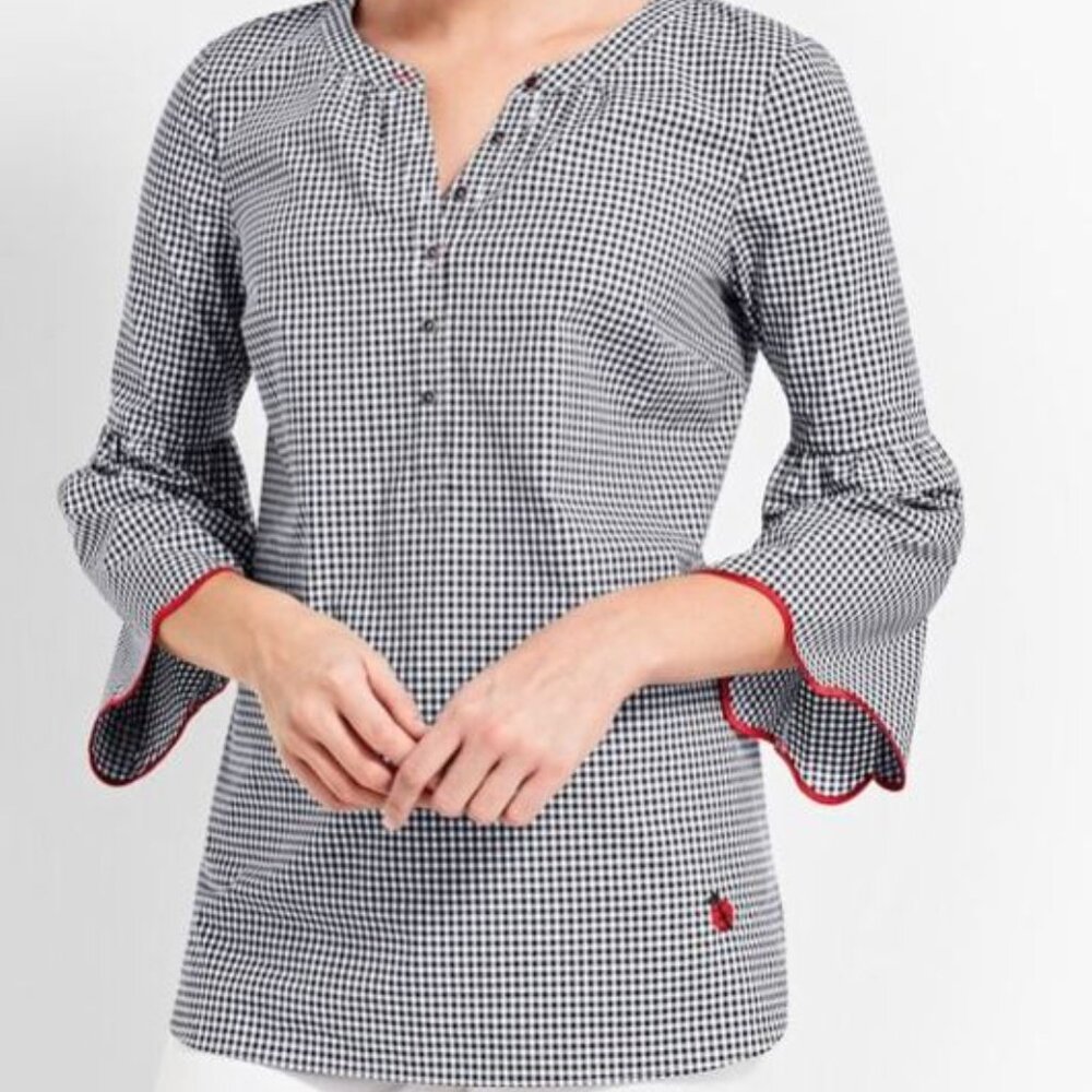 O, The Oprah Magazine Collection for Talbots Embroidered Popover Size SP